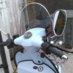 Scomadi TL/TT 125 rectangular chrome mirror L/H