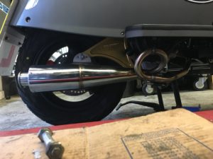 PM88 Exhaust - Scomadi TL125 EURO 3 ( NO LAMBDA CONNECTION) Modern Scooters