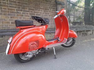 BAJAJ 150 1968. RED. FULLY RESTORED IMPORT WITH LML ENGINE Modern Scooters