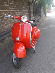 BAJAJ 150 1968. RED. FULLY RESTORED IMPORT WITH LML ENGINE Modern Scooters