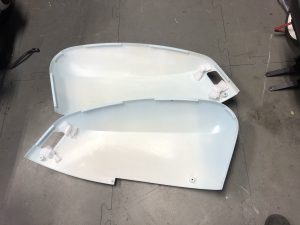 SCOMADI TL L/H and R/H SIDE PANELS OCEAN BLUE Modern Scooters