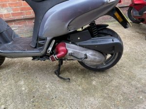 PIAGGIO TYPHOON 2 STROKE. 50cc REGISTERED. 125cc MOUNT. Modern Scooters