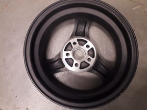 SCOMADI TL125 REAR WHEEL. BRAND NEW OLD STOCK Modern Scooters