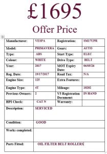 VESPA PRIMAVERA 125 ABS Modern Scooters