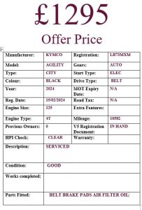 KYMCO AGILITY CITY 125 2024 Modern Scooters