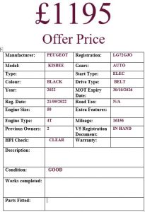 PEUGEOT KISBEE 50CC Modern Scooters